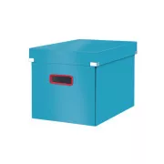 LEITZ Quadratische Box Click&Store COSY, Größe L (A4), ruhig blau