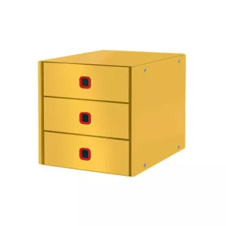 LEITZ Schubladenbox Click&Store COSY, 3 Schubladen, warmgelb LEITZ Schubladenbox Click&Store COSY, 3 Schubladen, warmgelb