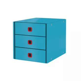 LEITZ Schubladenbox Click&Store COSY, 3 Schubladen, ruhig blau