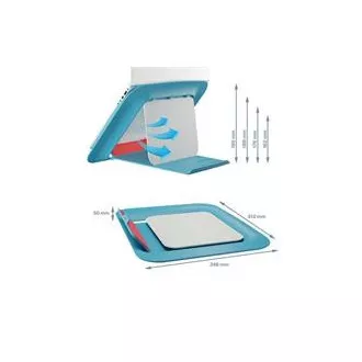 LEITZ Verstellbarer Laptop-Ständer ERGO Cosy, ruhig blau LEITZ Verstellbarer Laptop-Ständer ERGO Cosy, ruhig blau