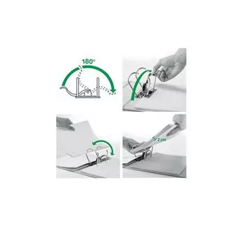LEITZ Mobile Binder 180° Active STYLE, 50 mm, granatrot