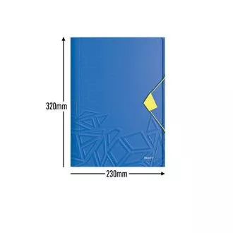 LEITZ UrbanChic PP Drei-Klappen-Mappe, A4, blau