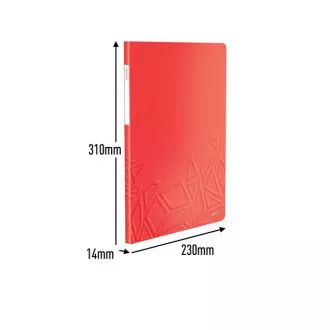 LEITZ Katalogbuch UrbanChic, PP, A4, 20 Fächer, rot