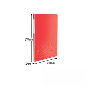 LEITZ Katalogbuch UrbanChic, PP, A4, 20 Fächer, rot