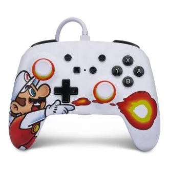 PowerA Enhanced Wired Controller für Nintendo Switch – Fireball Mario PowerA Enhanced Wired Controller für Nintendo Switch – Fireball Mario