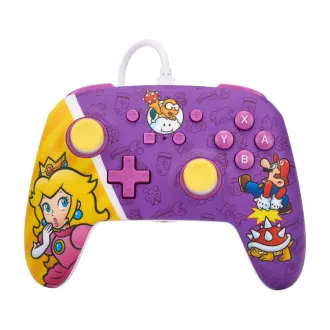 PowerA Enhanced Wired Controller für Nintendo Switch - Prinzessin Peach Battle PowerA Enhanced Wired Controller für Nintendo Switch - Prinzessin Peach Battle