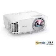 BenQ DLP-Projektor MW826STH/1280x800 WXGA/3500 ANSI/0.49:1/20000:1/2xHDMI/3D/1x10W Lautsprecher/Short Throw