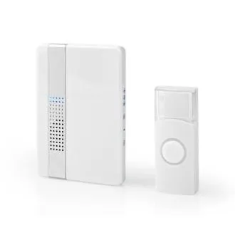 Nedis DOORB223CWT – Set mit kabelloser Türklingel | Netzstromversorgung | 36 Melodien Nedis DOORB223CWT – Set mit kabelloser Türklingel | Netzstromversorgung | 36 Melodien