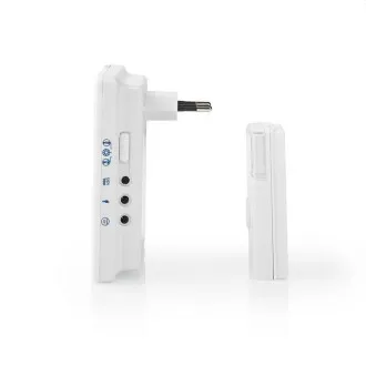 Nedis DOORB223CWT – Set mit kabelloser Türklingel | Netzstromversorgung | 36 Melodien Nedis DOORB223CWT – Set mit kabelloser Türklingel | Netzstromversorgung | 36 Melodien