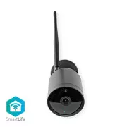 Nedis WIFICO40CBK - SmartLife Außenkamera | Wi-Fi | Full HD 1080p | IP65 | Cloud / Micro SD | 12 V DC | Nachtsicht | Android