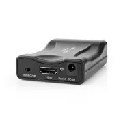 Nedis VCON3463BK - HDMI™ Konverter | SCART-Buchse | HDMI™ Ausgang | 1-Wege | 1080p | 1.2 Gbps | ABS | Schwarz