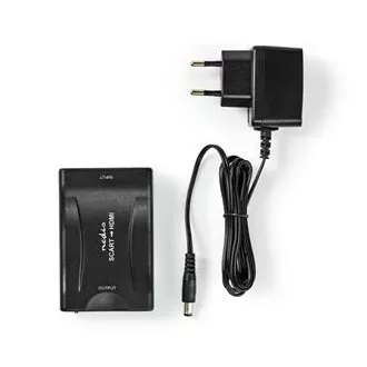 Nedis VCON3463BK - HDMI™ Konverter | SCART-Buchse | HDMI™ Ausgang | 1-Wege | 1080p | 1.2 Gbps | ABS | Schwarz
