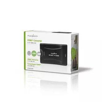 Nedis VCON3463BK - HDMI™ Konverter | SCART-Buchse | HDMI™ Ausgang | 1-Wege | 1080p | 1.2 Gbps | ABS | Schwarz