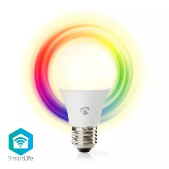 Nedis WIFILRC10E27 - SmartLife LED-Glühbirne | Wi-Fi | E27 | 806 lm | 9 W | RGB / Warm- bis Kaltweiß | Android / IOS, F