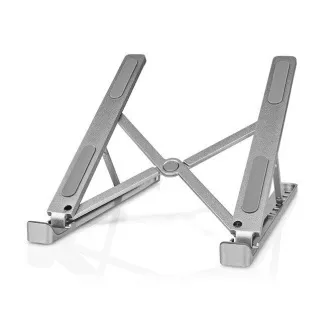 Nedis NBSTND100SI - Laptop-Ständer| Anzahl der Winkel: 6 | 17 " | Ohne Beleuchtung Nedis NBSTND100SI - Laptop-Ständer| Anzahl der Winkel: 6 | 17 " | Ohne Beleuchtung
