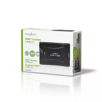Nedis VCON3461BK - HDMI™ Konverter | HDMI™ Eingang | SCART Buchse | 1-Wege | 1080p | 1.2 Gbps | ABS | Schwarz Nedis VCON3461BK - HDMI™ Konverter | HDMI™ Eingang | SCART Buchse | 1-Wege | 1080p | 1.2 Gbps | ABS | Schwarz