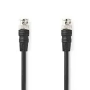 Nedis CVGL01000BK20 – BNC-Videokabel | BNC-Stecker – BNC-Stecker | 2 m | Schwarz