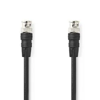 Nedis CVGL01000BK20 – BNC-Videokabel | BNC-Stecker – BNC-Stecker | 2 m | Schwarz Nedis CVGL01000BK20 – BNC-Videokabel | BNC-Stecker – BNC-Stecker | 2 m | Schwarz