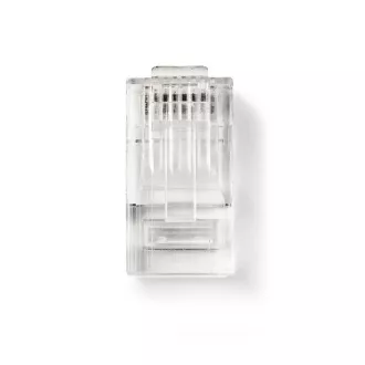 Nedis CCGB89305TP - RJ45 Stecker | Stecker | UTP CAT6 Kabel | Gerade | Vergoldet | 10 Stück | PVC | Transparent | Box Nedis CCGB89305TP - RJ45 Stecker | Stecker | UTP CAT6 Kabel | Gerade | Vergoldet | 10 Stück | PVC | Transparent | Box