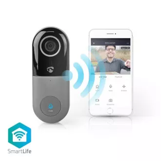 Nedis WIFICDP40CWT - Wi-Fi Smart Home Videotelefon | Cloud/ microSD / Onvif | IP65 | Bewegungssensor | Weiß Nedis WIFICDP40CWT - Wi-Fi Smart Home Videotelefon | Cloud/ microSD / Onvif | IP65 | Bewegungssensor | Weiß