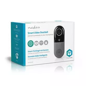 Nedis WIFICDP40CWT - Wi-Fi Smart Home Videotelefon | Cloud/ microSD / Onvif | IP65 | Bewegungssensor | Weiß Nedis WIFICDP40CWT - Wi-Fi Smart Home Videotelefon | Cloud/ microSD / Onvif | IP65 | Bewegungssensor | Weiß