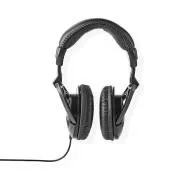 Nedis CHSTU210BK - PC Headset | Over Ear | Stereo | USB Typ-C™ / USB-A | Klappbares Mikrofon | Schwarz