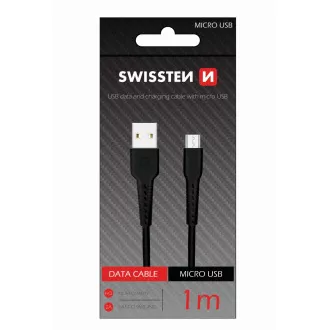 DATENKABEL SWISSTEN USB / MICRO USB 1.0 M SCHWARZ DATENKABEL SWISSTEN USB / MICRO USB 1.0 M SCHWARZ