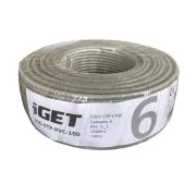 iGET Netzwerkkabel CAT6 UTP PVC Eca 100m/Rolle