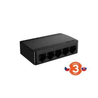 Tenda SG105M - 5-Port-Gigabit-Ethernet-Switch, 10/100/1000Mbps, Kunststoff, Desktop Tenda SG105M - 5-Port-Gigabit-Ethernet-Switch, 10/100/1000Mbps, Kunststoff, Desktop