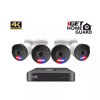 iGET HOMEGUARD HGNVK88504 - PoE 4K UltraHD NVR CCTV 8CH 4x Kamera iGET HOMEGUARD HGNVK88504 - PoE 4K UltraHD NVR CCTV 8CH 4x Kamera