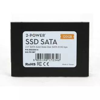 2-Power SSD 128GB 2.5" SATA III 6Gbps (Lesen 500MB/s, Schreiben 500MB/s) 3 JAHRE GARANTIE