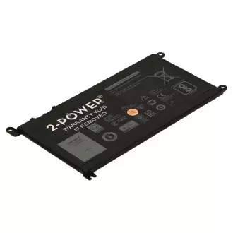 2-Power Ersatzakku für Dell 451-BBVN ( WDX0R WDXOR ) Akku 3 Zellen 11.4V 3500mAh