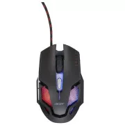 Acer NITRO GAMING MOUSE II - Gaming-Maus optisch, max. 7200dpi (6 Stufen - 800-7200), 7 Arten von Hintergrundbeleuchtung, 6 Tasten