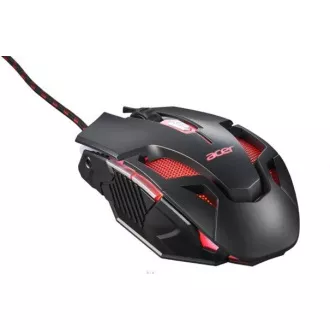 Acer NITRO GAMING MOUSE II - Gaming-Maus optisch, max. 7200dpi (6 Stufen - 800-7200), 7 Arten von Hintergrundbeleuchtung, 6 Tasten