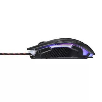 Acer NITRO GAMING MOUSE II - Gaming-Maus optisch, max. 7200dpi (6 Stufen - 800-7200), 7 Arten von Hintergrundbeleuchtung, 6 Tasten