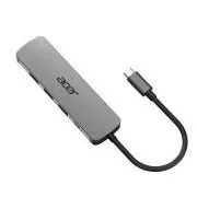 Acer 5IN1 Mini Dock statioType- C Dongle, 1x HDMI (bis zu 3840x2160@60hz), 3x USB 3.0 5Gbps Ports, 1x Type-C bis zu 100W PD Port (Host)