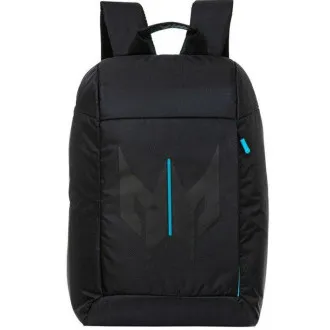 Predator Urban Backpack 18" (PBG510); schwarzer Rucksack mit blauen Akzenten, wasserabweisendes und abriebfestes Material, für 18", 27 l, 0,6 kg