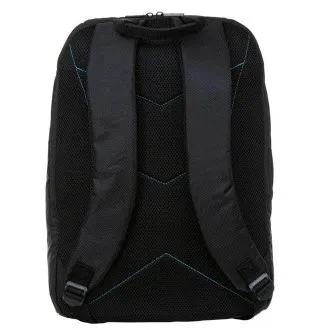 Predator Urban Backpack 18" (PBG510); schwarzer Rucksack mit blauen Akzenten, wasserabweisendes und abriebfestes Material, für 18", 27 l, 0,6 kg