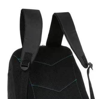 Predator Urban Backpack 18" (PBG510); schwarzer Rucksack mit blauen Akzenten, wasserabweisendes und abriebfestes Material, für 18", 27 l, 0,6 kg