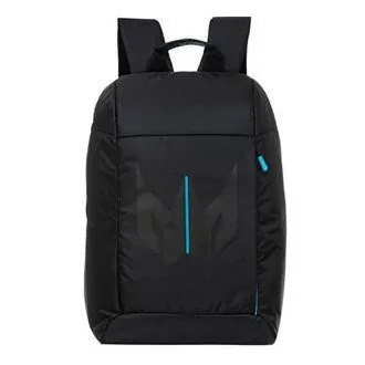 Predator Urban Backpack 18" (PBG510); schwarzer Rucksack mit blauen Akzenten, wasserabweisendes und abriebfestes Material, für 18", 27 l, 0,6 kg
