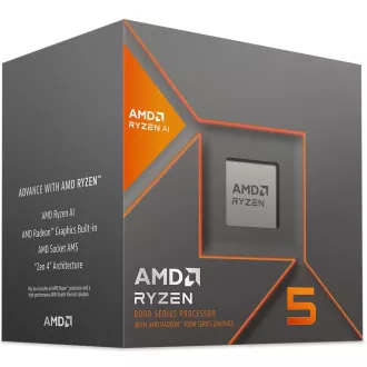 AMD-CPU Ryzen 5 8600G AM5 Box (6 Kerne, 12x Thread, 2MB, 65W, AM5, AMD Radeon 760M Grafik), Wraith Stealth Kühler