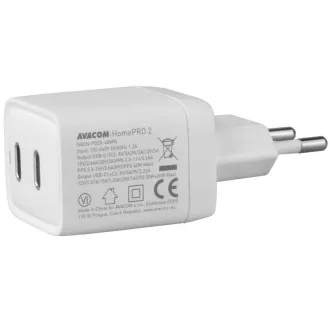 AVACOM HomePRO 2 Netzladegerät mit Power Delivery 40W mit zwei USB-C Ausgängen AVACOM HomePRO 2 Netzladegerät mit Power Delivery 40W mit zwei USB-C Ausgängen