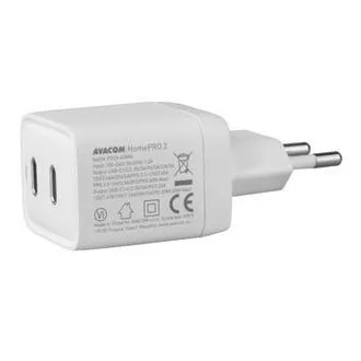 AVACOM HomePRO 2 Netzladegerät mit Power Delivery 40W mit zwei USB-C Ausgängen AVACOM HomePRO 2 Netzladegerät mit Power Delivery 40W mit zwei USB-C Ausgängen