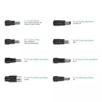 AVACOM QuickTIP 250W - Universaladapter für Laptops   8 Anschlüsse