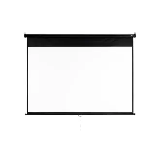 AVELI Wandprojektionswand, 200x125cm (16:10) 92", schwarzes Rohr