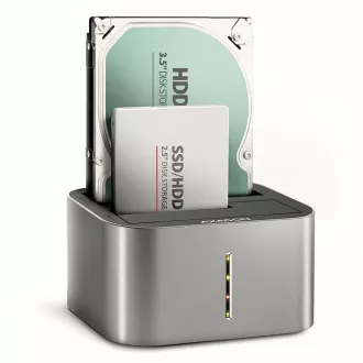 AXAGON ADSA-DC, USB-C 5Gbps - 2x SATA 6G 2.5 AXAGON ADSA-DC, USB-C 5Gbps - 2x SATA 6G 2.5