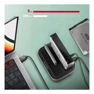 AXAGON ADSA-DC, USB-C 5Gbps - 2x SATA 6G 2.5 AXAGON ADSA-DC, USB-C 5Gbps - 2x SATA 6G 2.5