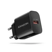 AXAGON ACU-QC18, 18W Netzladegerät, 1x USB-A Anschluss, QC3.0/AFC/Apple, schwarz