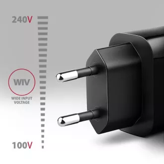 AXAGON ACU-QC18, 18W Netzladegerät, 1x USB-A Anschluss, QC3.0/AFC/Apple, schwarz AXAGON ACU-QC18, 18W Netzladegerät, 1x USB-A Anschluss, QC3.0/AFC/Apple, schwarz