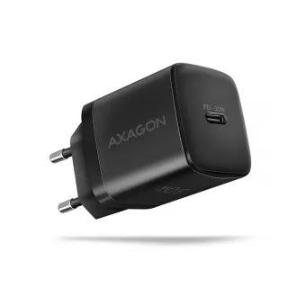 AXAGON ACU-PD30, Ladegerät 30W, 1x USB-C Anschluss, PD3.0/PPS/QC4 /SFC/AFC/Apple, schwarz AXAGON ACU-PD30, Ladegerät 30W, 1x USB-C Anschluss, PD3.0/PPS/QC4 /SFC/AFC/Apple, schwarz